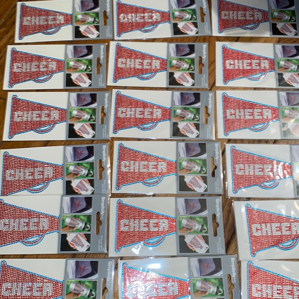 CHEER Cling Bling Decals